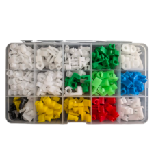 160pc Universal Door Lock Rod Clip & Fastener Assortment Kit