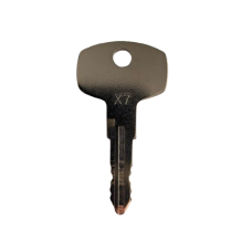Nissan & Datsun Forklift Key | Stamped X7 | Vintage Ignition Key