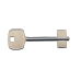 6-Lever Offset Gun Safe Key Blank LD002