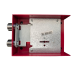6-Lever Gun/Ammo Box Safe Lock - 120mm Red Steel Double Bolt