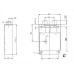6-Lever Red Steel Gun Safe Lock - Double Bolt 120mm