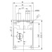 6-Lever Offset Gun Safe Lock - 122mm Red Steel Double Bolt