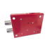 Heavy-Duty 6-Lever Gun Safe Lock - 136mm Red Steel