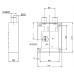 6-Lever Black Steel Gun Safe Lock - 22mm Heavy Duty Bolt