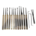 Custom 15pc Pro Locksmith Pick Set - Personalized Hardened Steel Set