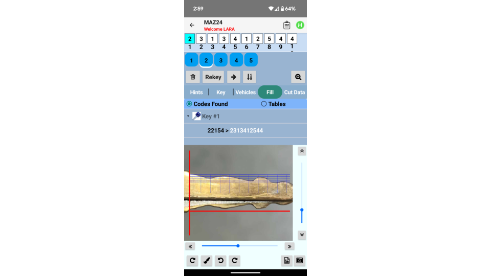 How to Use LARA’s New Key Decoding Feature