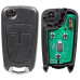 Holden Vectra 3-Button Remote Key - 433MHz ID46 (PCF7946) HU43 Blade