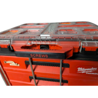 Snap on Label - Milwaukee Packout low full width organiser