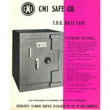 CMI TDR OX Series Safe Brochure CMI TDR OX Series Safe Brochure