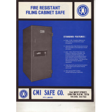 CMI FP Fire Resistant File Cabinet Safe Brochure