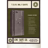 CMI T.D.R. Mk1 Safe Brochure CMI T.D.R. Mk1 Safe Brochure