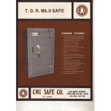 CMI T.D.R. MKIIa Safe Brochure CMI T.D.R. MKIIa Safe Brochure