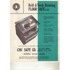 CMI TDR Floor Safe Brochure CMI TDR Floor Safe Brochure