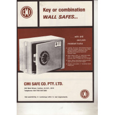 CMI WS Wall Safe Brochure CMI WS Wall Safe Brochure