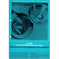Chubb TDR (Fryinpan) Floor Safe Brochure Chubb TDR (Fryinpan) Floor Safe Brochure