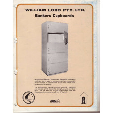William Lord Bankers Cupboard Brochure William Lord Bankers Cupboard Brochure