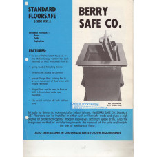 Berry Standard Floor Safe Brochure Berry Standard Floor Safe Brochure