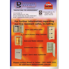 Defiance Safe Brochure 001 Defiance Safe Brochure 001
