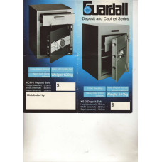 Guardall Deposit and Cabinet Safes Brochure Guardall Deposit and Cabinet Safes Brochure