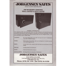 Jorgensen Wall & Drug Safes Brochure Jorgensen Wall & Drug Safes Brochure