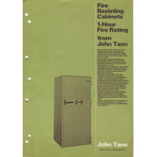 John Tann Fire Resisting Cabinets 1hr Brochure John Tann Fire Resisting Cabinets 1hr Brochure