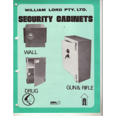 William Lord Security Cabinets Brochure William Lord Security Cabinets Brochure