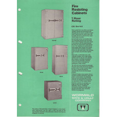 Wormald Fire Resistant Cabinets OS Series Brochure